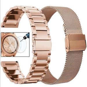 NIB Galaxy Watch Bands Rose Gold - 2 pack